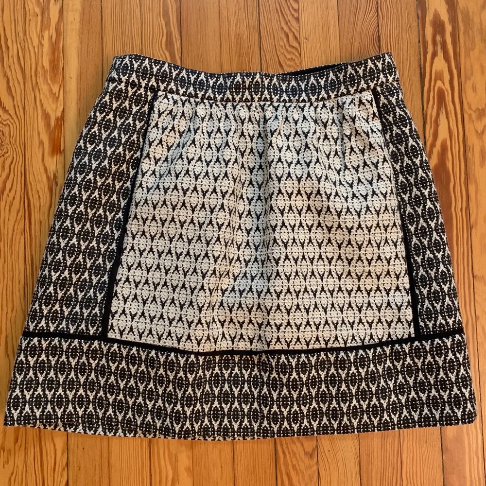 JCrew Aztec patterned mini skirt with pockets